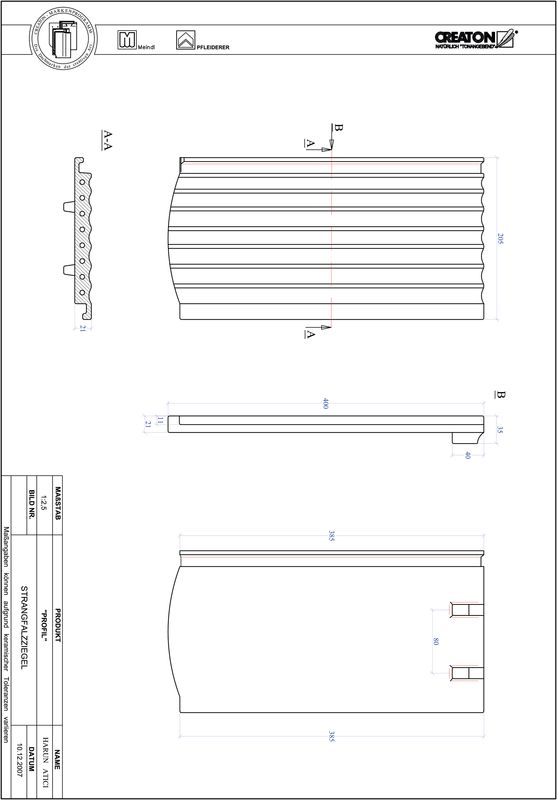 Prodotto file CAD PROFIL Taglio a segmento d'arco STRANGFALZ-GEWELLT-1-1