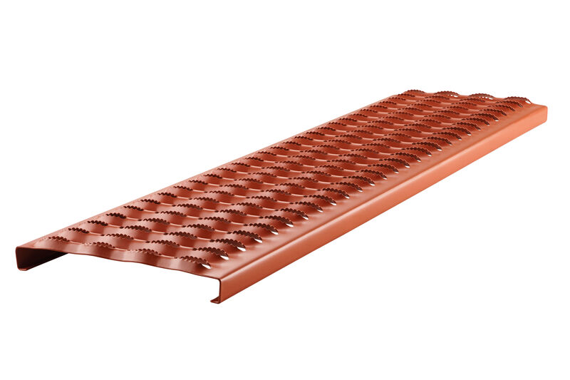 Griglia lunga alluminio 88 x 25 cm rivestita in colore