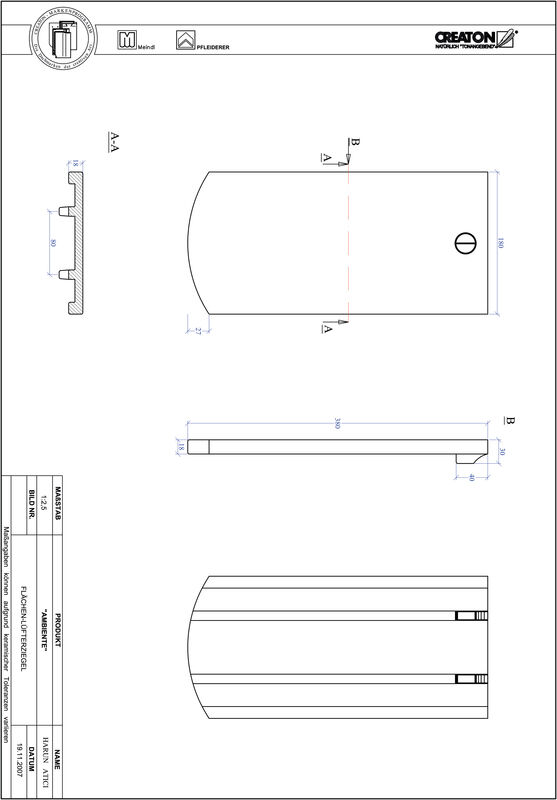 Prodotto file CAD AMBIENTE Taglio a segmento d'arco SEG-FLUEFTZ