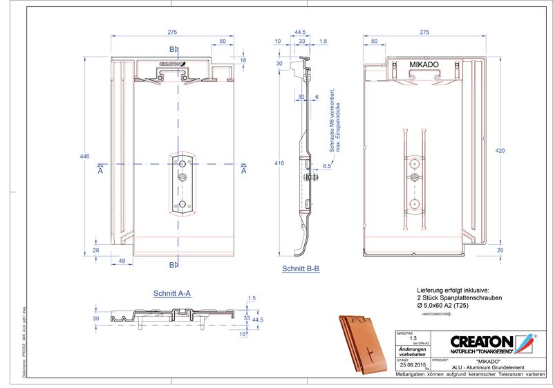 Prodotto file CAD MIKADO Alluminio base GRUNDALU