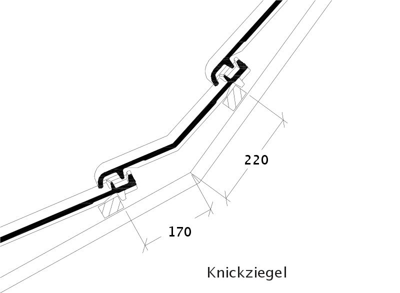 Disegno BALANCE tegola di spigolo KNZ