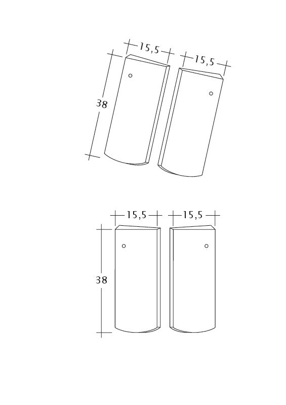 Disegno PROFIL Kera-Saechs-15cm-Unterlaeufer