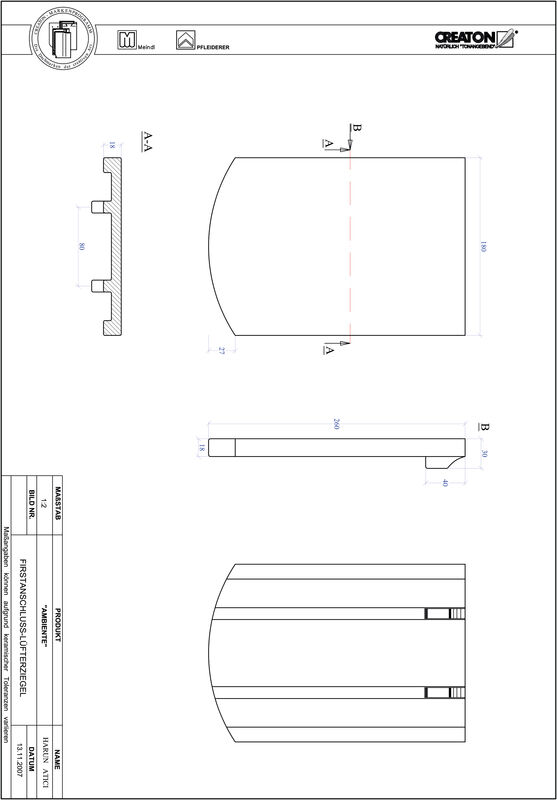 Prodotto file CAD AMBIENTE Taglio a segmento d'arco SEG-FALZ
