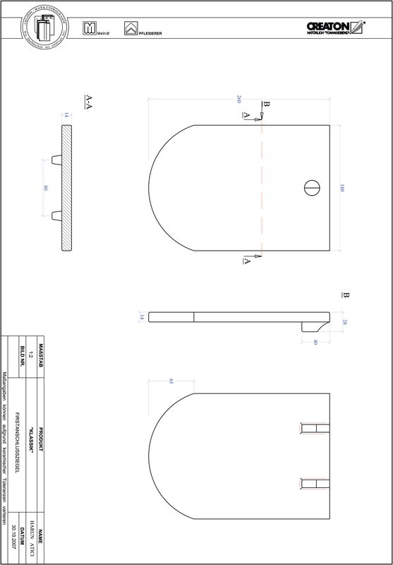 Prodotto file CAD KLASSIK Taglio tondo RUND-FAZ
