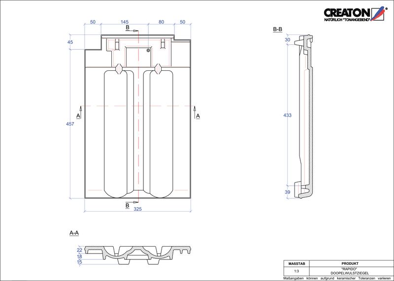 Prodotto file CAD RAPIDO Tegola a doppia onda DWZ