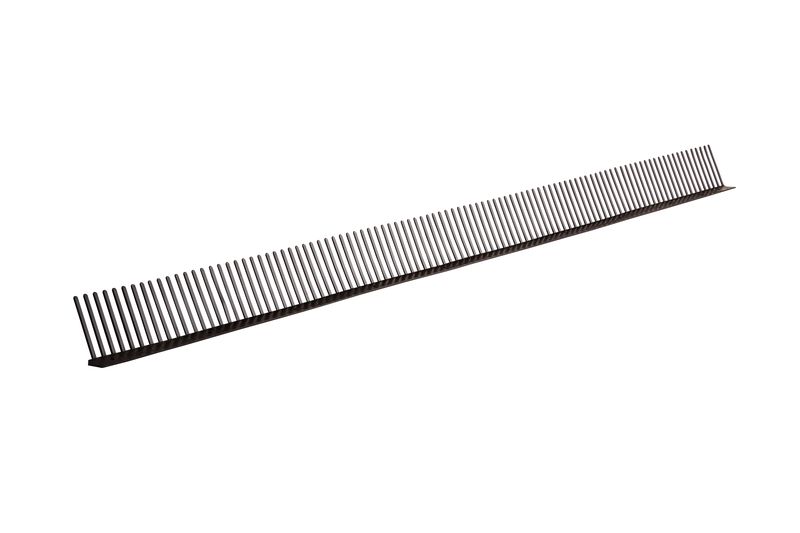 Pettine di ventilazione per grondaie altezza pettine 55 mm