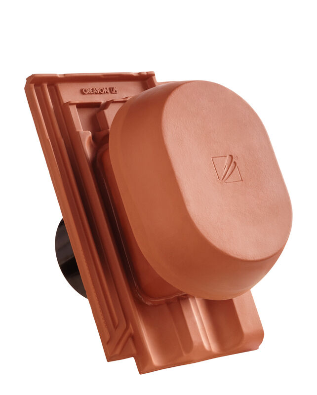 RAT HÖN SIGNUM Scarico della condensa in ceramica DN 160 mm, incl. adattatore di collegamento sottotetto