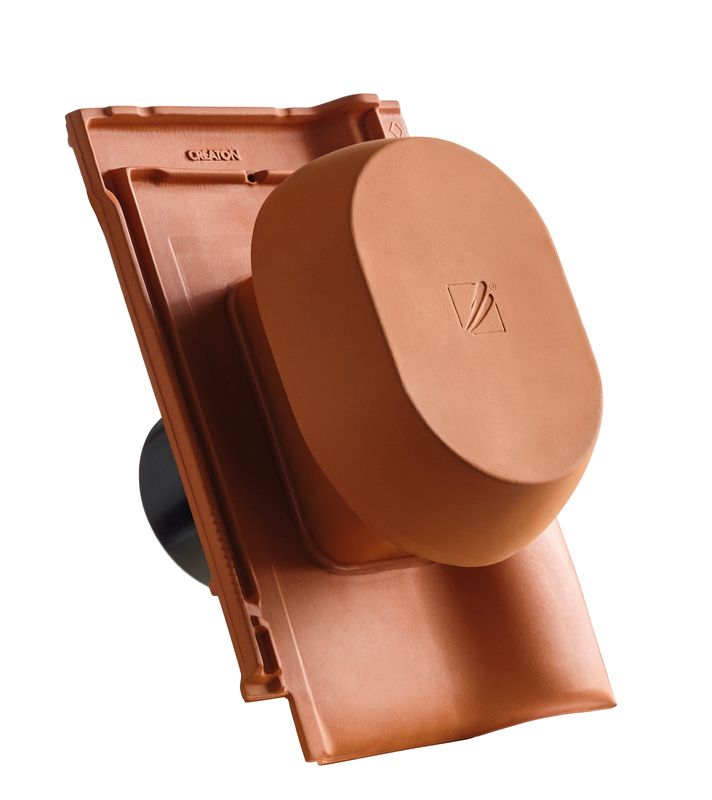 BAL SIGNUM Scarico della condensa in ceramica DN 160 mm, incl. adattatore di collegamento sottotetto