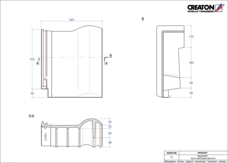 Prodotto file CAD BALANCE Tegola di testata gronda di frontespizio destra PULTOGR