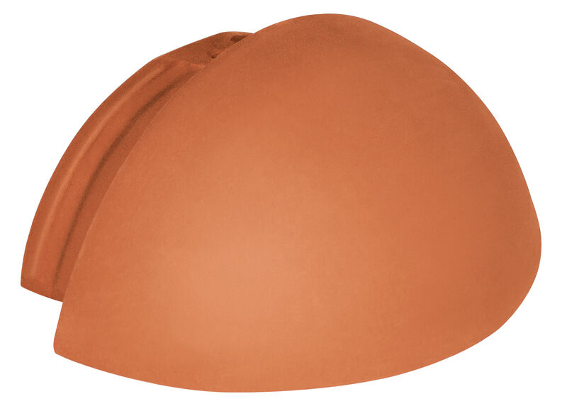Colmo iniziale in ceramica con estremità tonda BZ GUT (tegola a corda di castoro argilla)