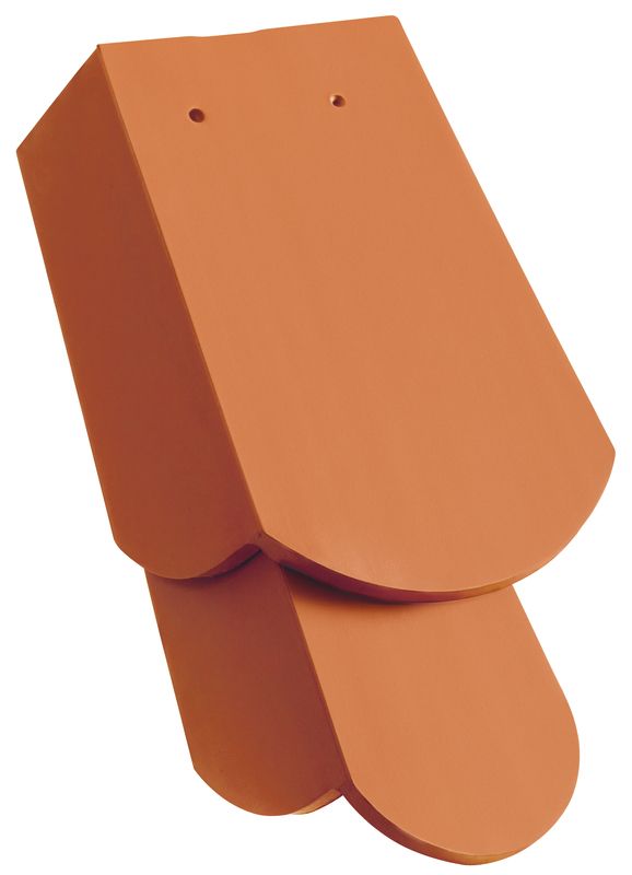KLASSIK Taglio tondo Tegola laterale 1 1/4 a destra con linguetta laterale lunga ca. 11 cm