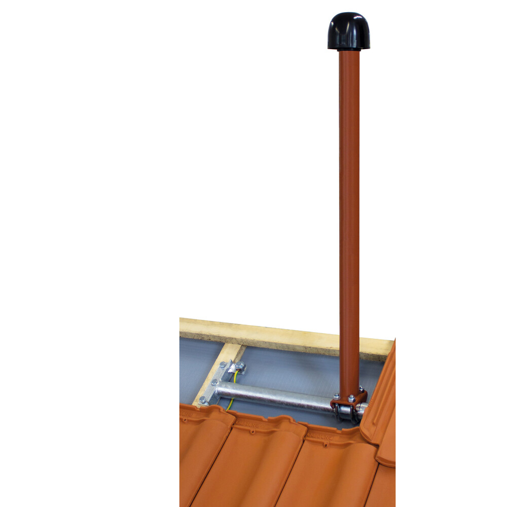 Carmotion Antennenmast 40cm - Autoantenne Mit 52° Neigung, Schwarz