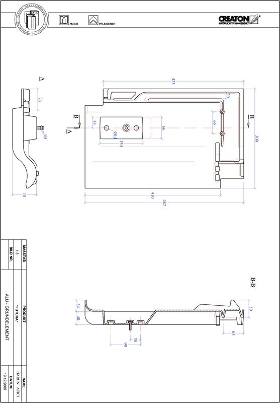 Prodotto file CAD FUTURA Alluminio base GRUNDALU