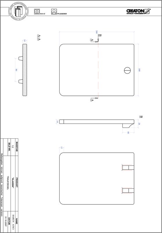 Prodotto file CAD KLASSIK Taglio tondo RUND-TRAUFZIEGEL