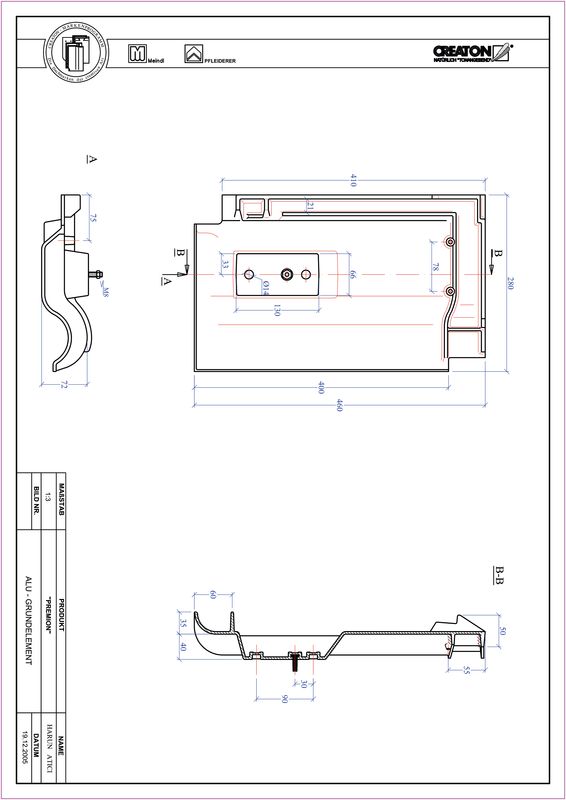 Prodotto file CAD PREMION Alluminio base GRUNDALU