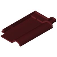 Product BIM model LOD 400 FUTURA wine red glazed Clay tile