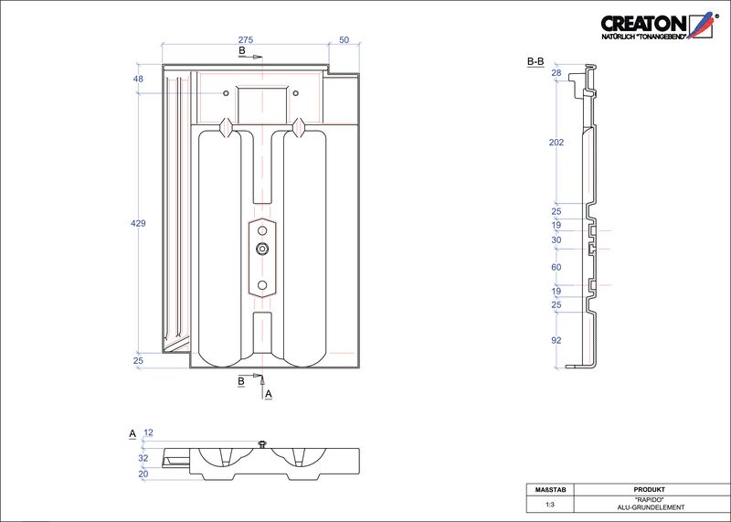 Prodotto file CAD RAPIDO Alluminio base GRUNDALU