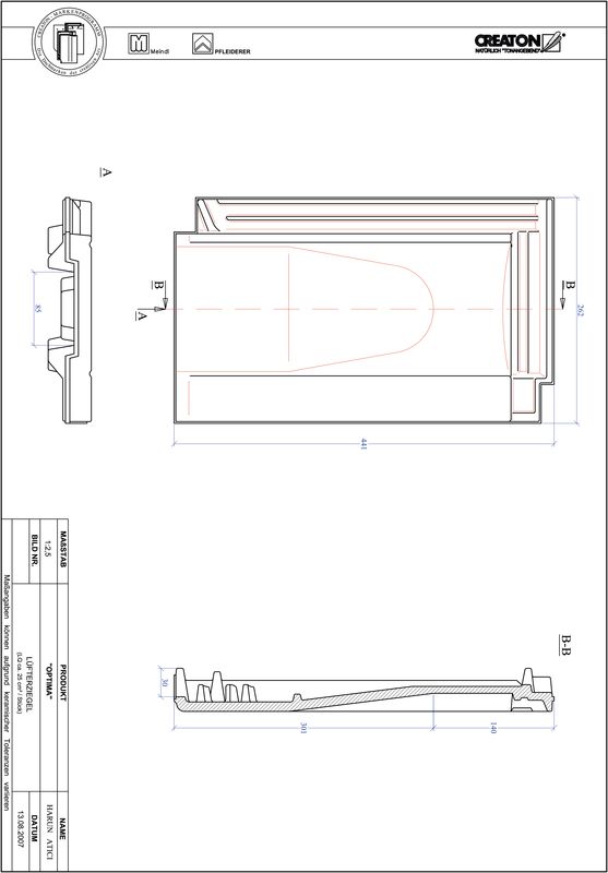 Prodotto file CAD TERRA OPTIMA Tegola aeratore LUEFTZ