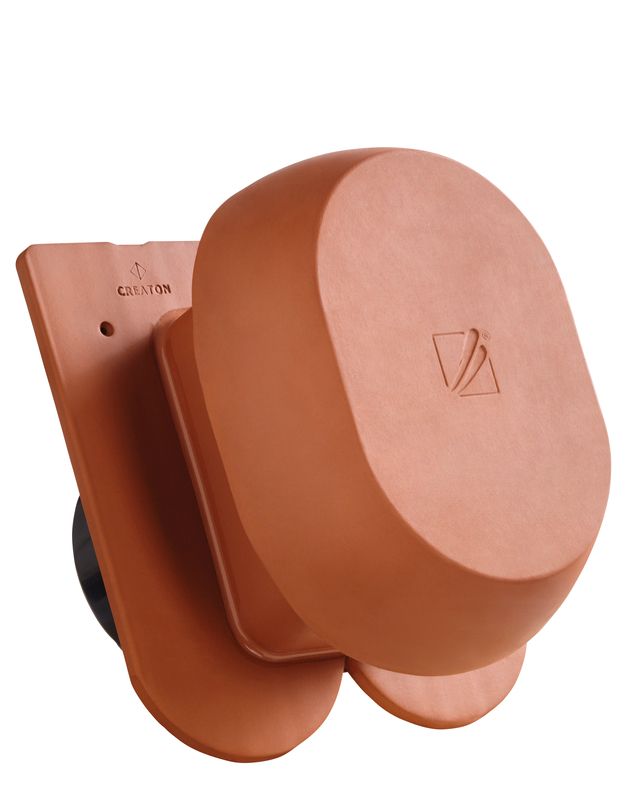 KLASSIK Taglio tondo SIGNUM scarico della condensa in ceramica DN 200 mm, incl. adattatore collegamento sottotetto