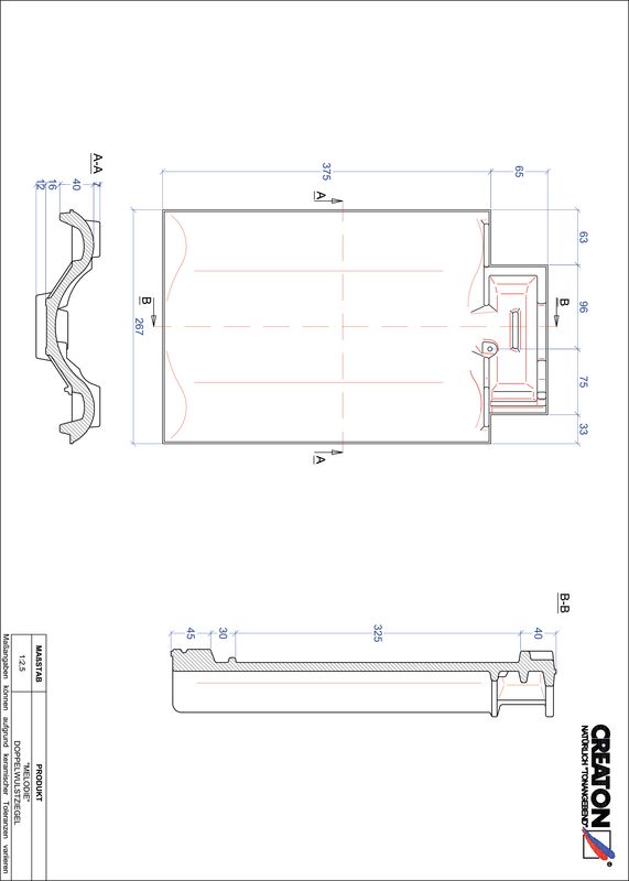 Prodotto file CAD MELODIE Tegola a doppia onda DWZ