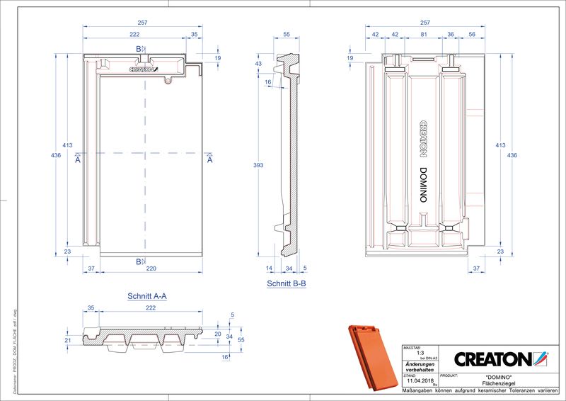Prodotto file CAD DOMINO Superficie FLA