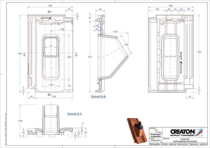 Prodotto file CAD CANTUS Antenna ANTENNE