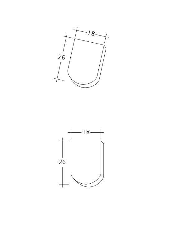 Disegno KLASSIK KERA-Firstanschluss