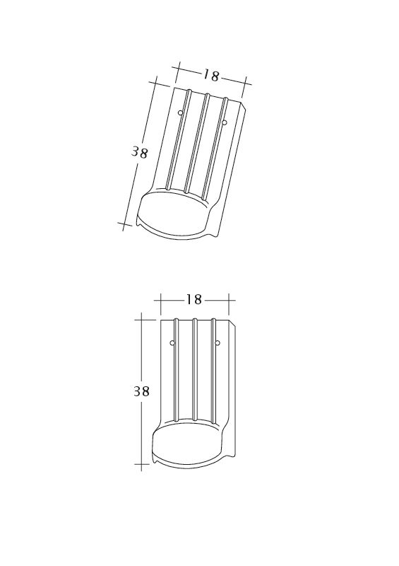 Disegno PROFIL Kera-Saechs-18cm-LUEFTZ