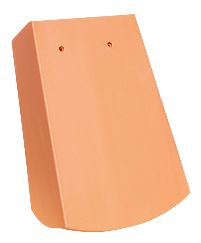 AMBIENTE Taglio a segmento d'arco tegola laterale 1 1/4 a destra con linguetta laterale lunga ca. 11 cm