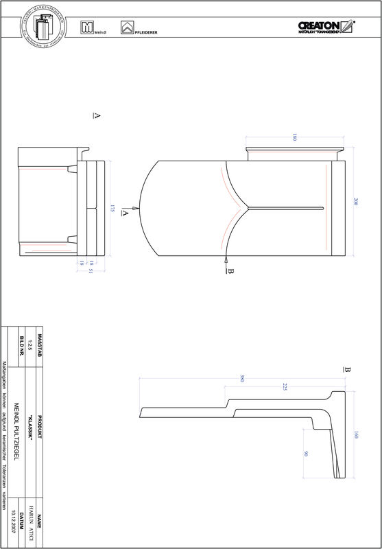 Prodotto file CAD KLASSIK Taglio tondo RUND-PULT