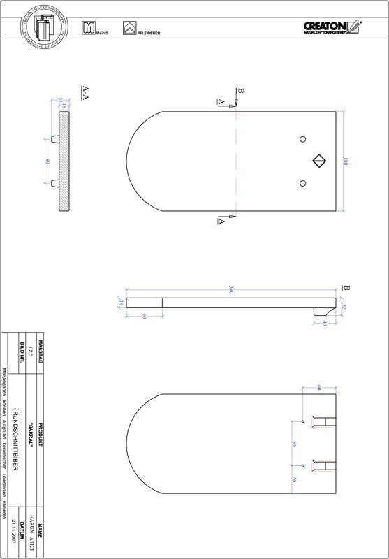 Prodotto file CAD SAKRAL Taglio tondo RUND-1-1