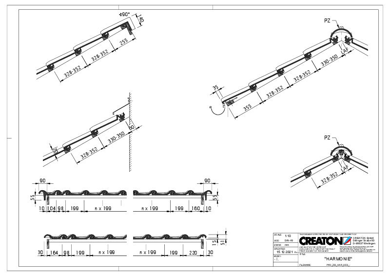 Drawing HARMONIE general view GES