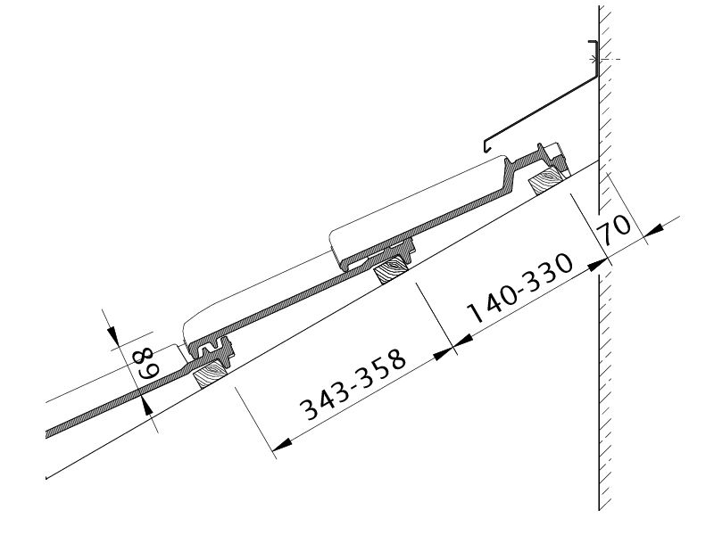 Disegno MZ3 raccordo superiore con INCASTRO WMF