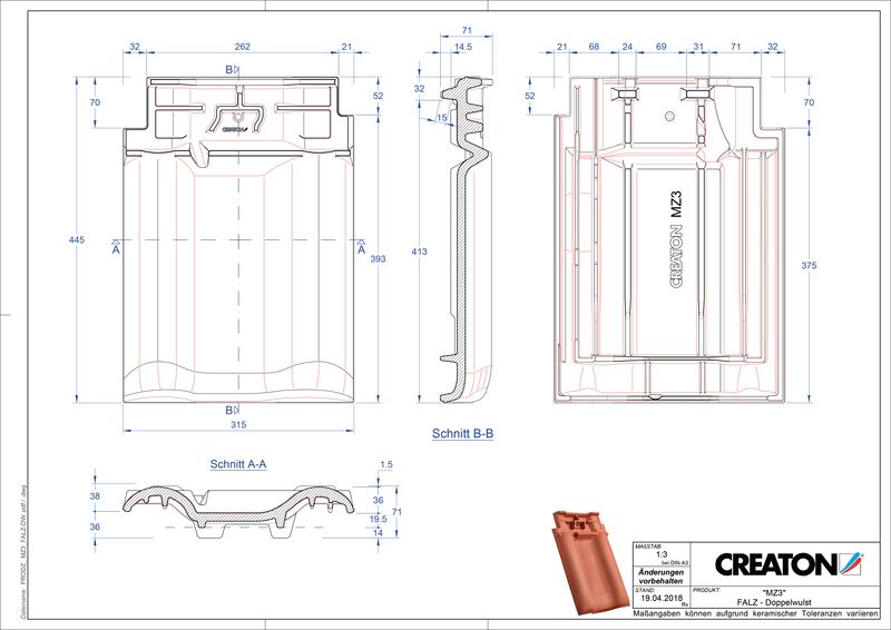 Prodotto file CAD MZ3 NEU Esalatore raccordo colmo tegola a doppia onda FALDWZ