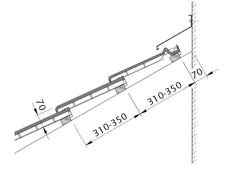 Disegno MAXIMA PRO raccordo superiore con INCASTRO WMF