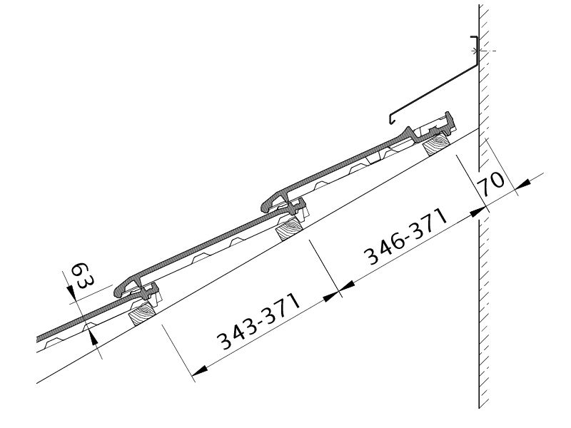 Disegno MIKADO raccordo superiore con INCASTRO WMF