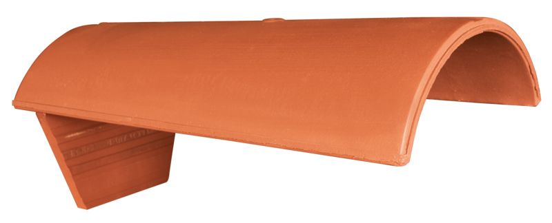 Piastra iniziale di colmo in ceramica con listelli conica PKH HÖN (argilla)