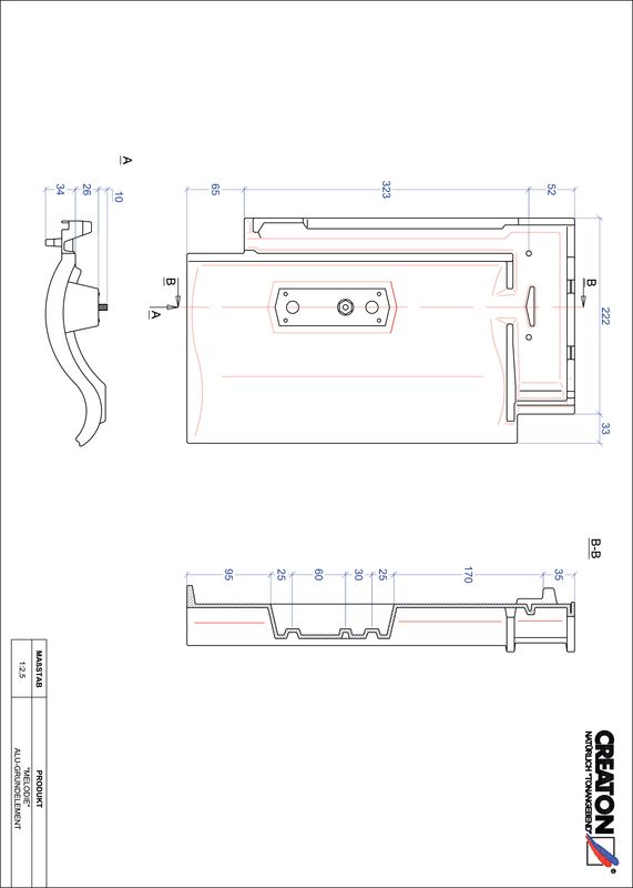 Prodotto file CAD MELODIE Alluminio base GRUNDALU