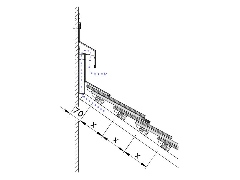 Disegno KLASSIK raccordo superiore con INCASTRO WMF-1