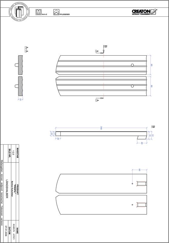 Prodotto file CAD PROFIL Taglio a segmento d'arco BKBI-LH