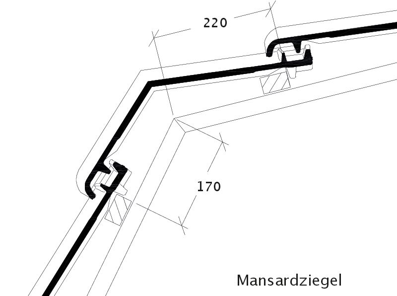 Disegno BALANCE tegola di mansarda MAZ