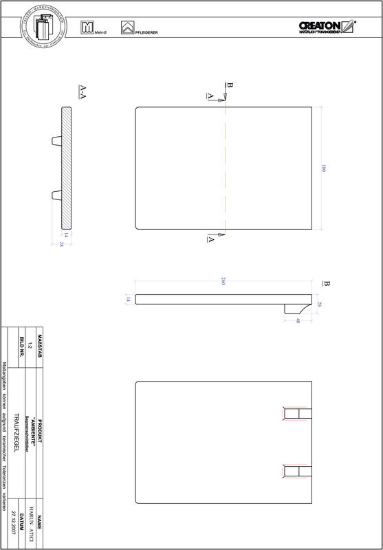 Prodotto file CAD AMBIENTE Taglio a segmento d'arco SEG-TRAUFZIEGEL
