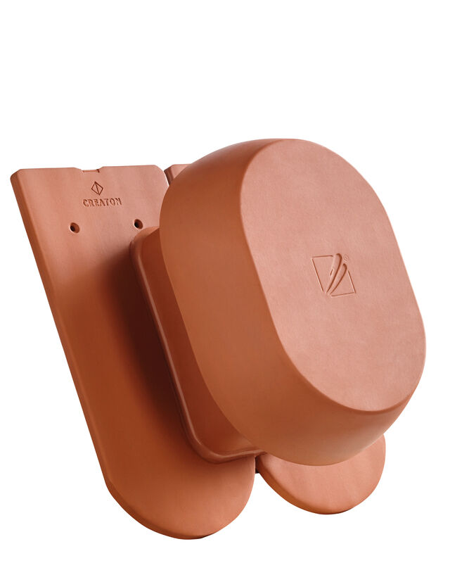 KLASSIK Taglio tondo SIGNUM scarico della condensa in ceramica DN 150/160 mm, incl. adattatore collegamento sottotetto