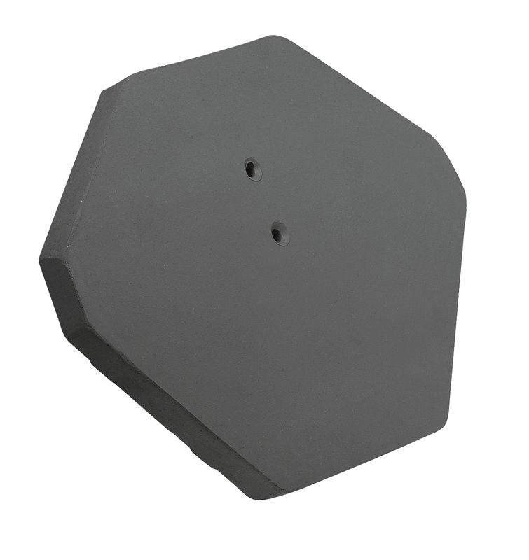 Piastra iniziale e terminale di colmo in ceramica PG GUT (ARGILLA)